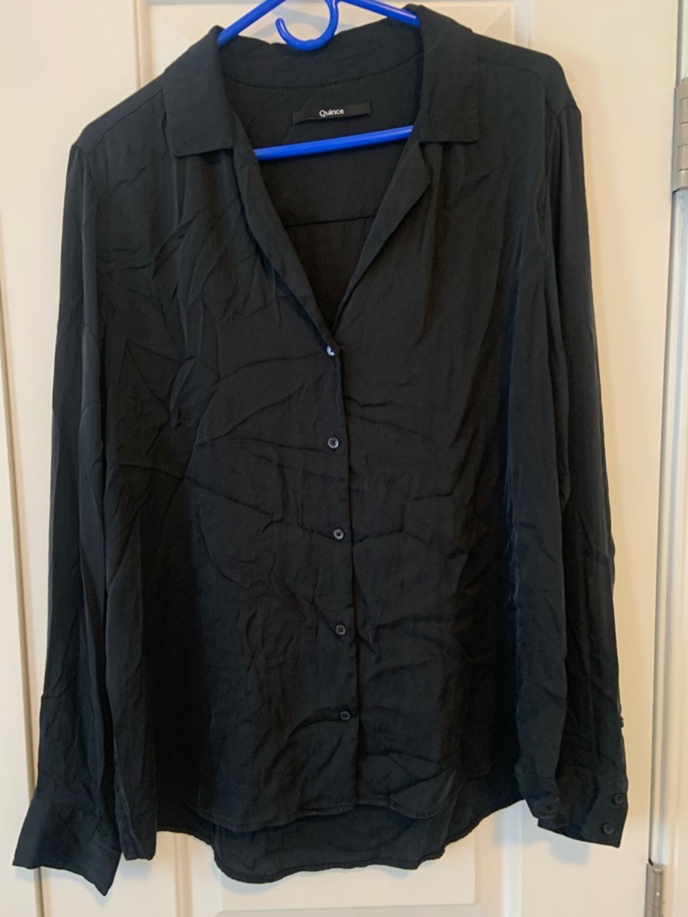 Quince Women’s Washable Stretch Silk Blouse